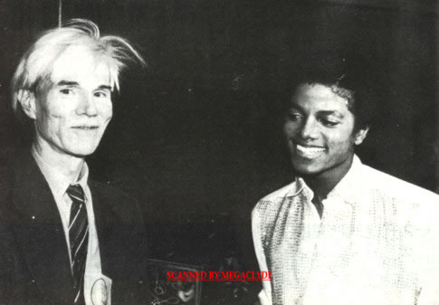 Aqu Michael con el artista Andy Warhol, quien ms adelante le hara un retrato... La pic la pueden ver dentro de este lbum.