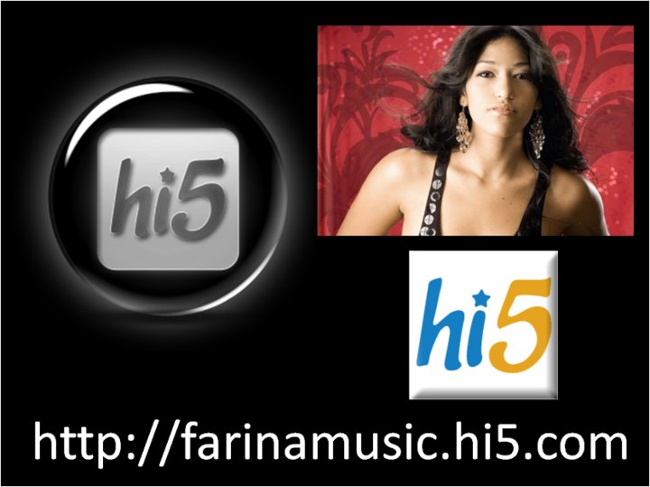 PERFIL OFICIAL DE FARINA EN HI-5...!!!

http://www.FarinaMusic.hi5.com