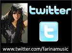 PERFIL OFICIAL DE FARINA EN TWITTER...!!! 
 
http://www.twitter.com/FarinaMusic