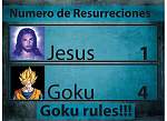 goku vs Jesus