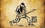 cartoon metal guitarist 1680x1050